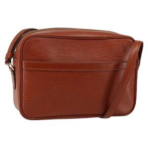 LOUIS VUITTON Epi Trocadero 27 Shoulder Bag Brown M52313 LV Auth ep10982